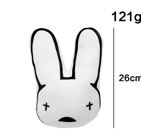 Rabbit Plush Pillow Image 1