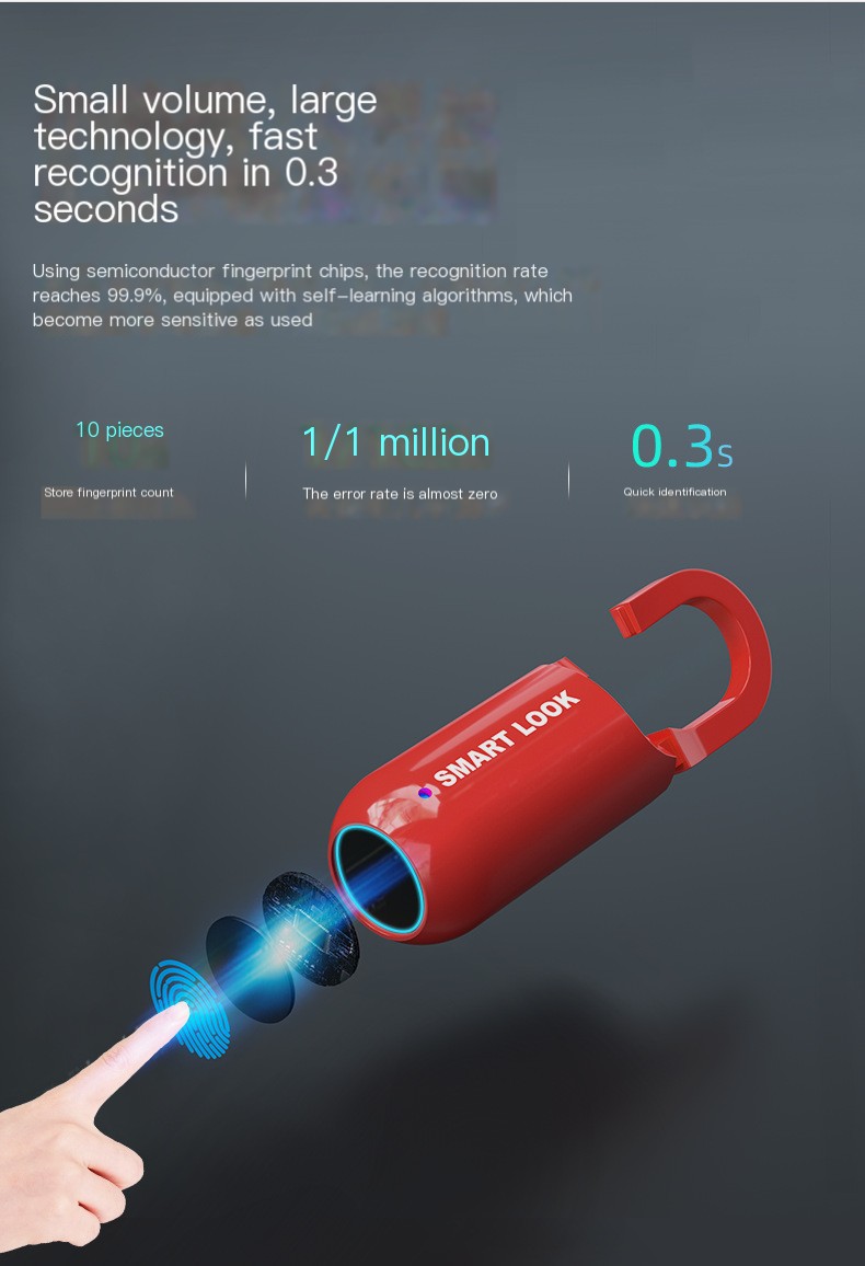 Fingerprint Padlock Image 3