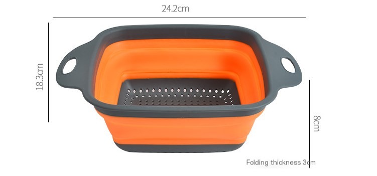 Foldable Drain Basket in Use