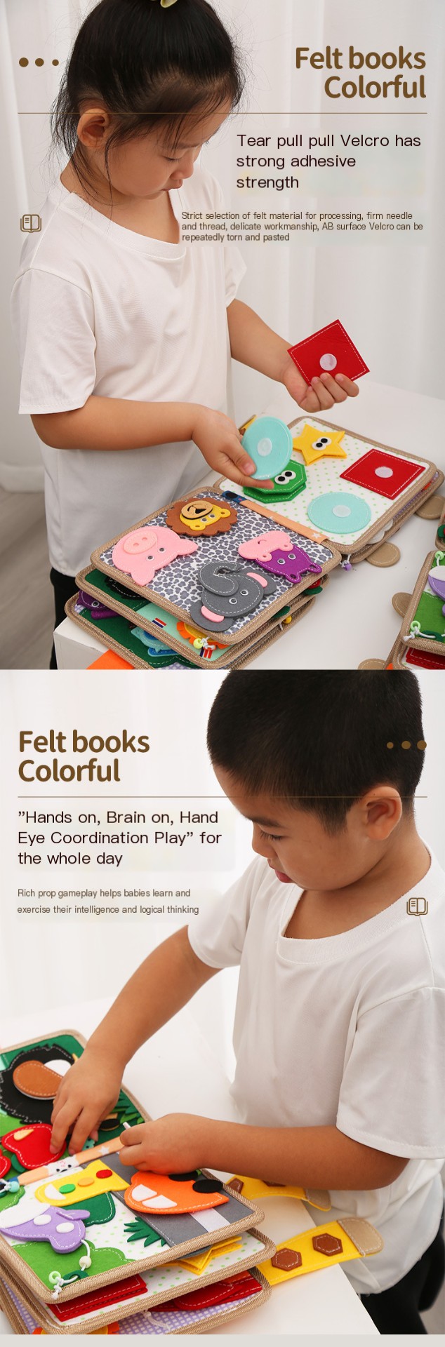Baby Felt Busy Book - Image 2