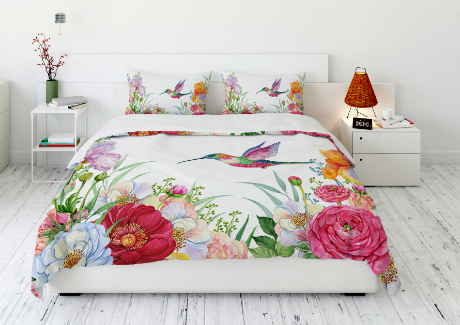 Flowers Aura | Schitterend Dekbedovertrek image