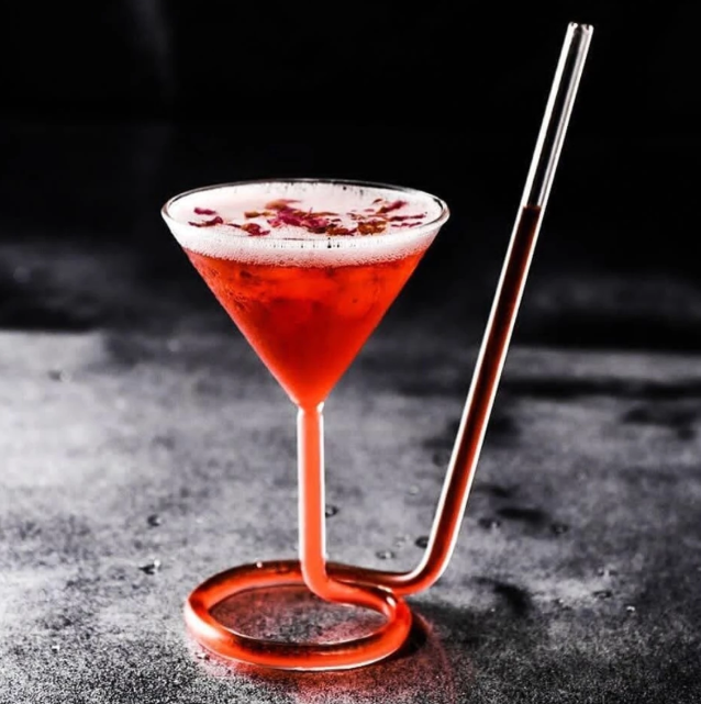 Spinning Martini Glass 1