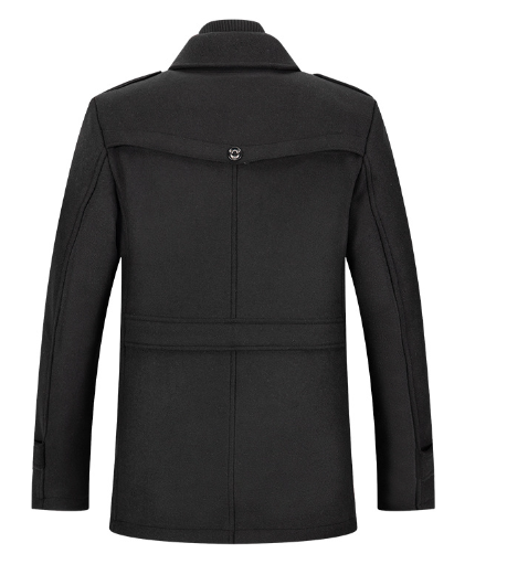 Men's Woolen Overcoat 8