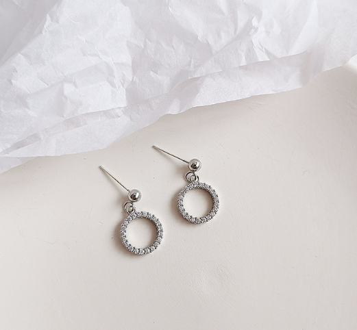 Mini Circle Earrings