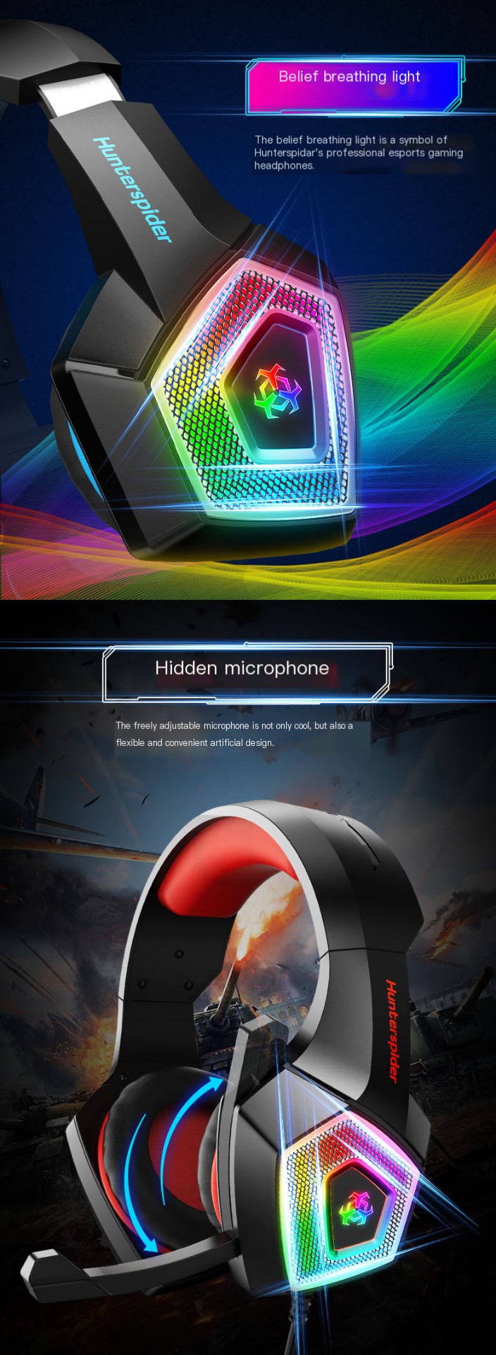 HUNTERSPIDER V1 Headset 9