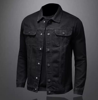 Jaqueta Jeans Elegance Black - Detail