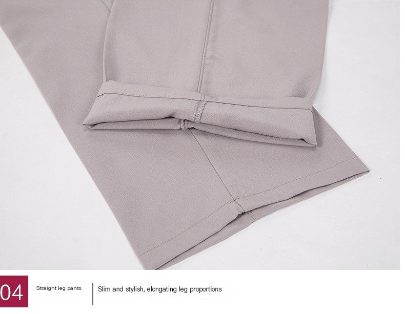 Summer New Cool Breathable Silk-like Women's Pants Solid Color Elasticated Waist Loose Middle-aged and Elderly Women's Pants for Mother