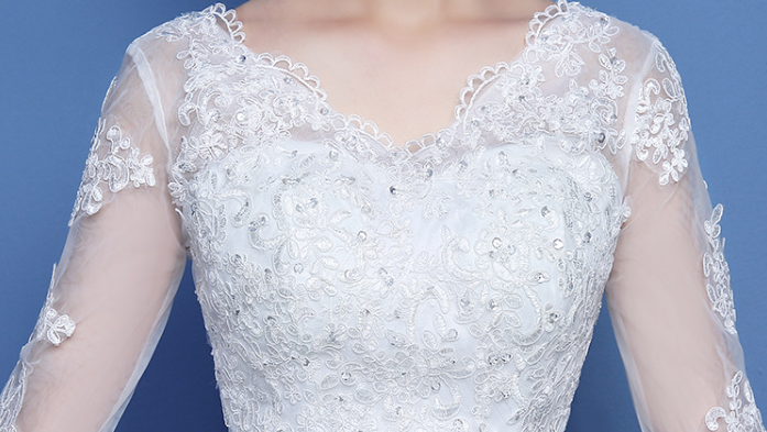 Wedding Dress Lace Detail
