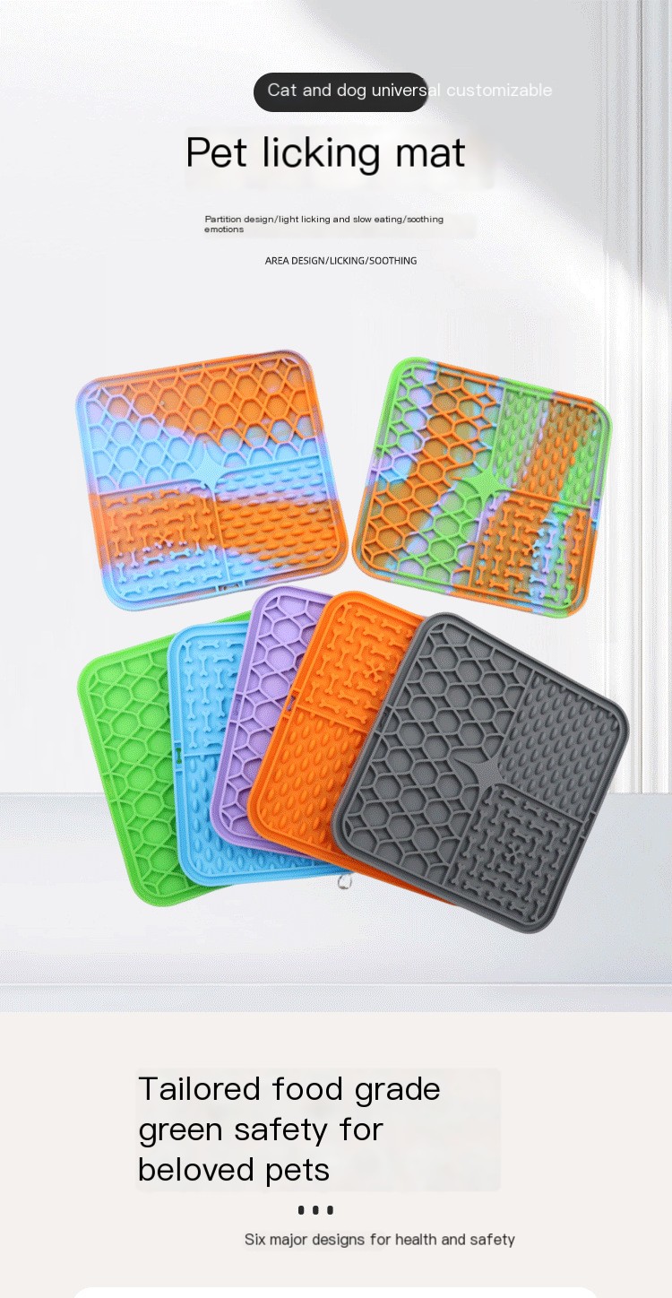 Pet Licking Mat Blue