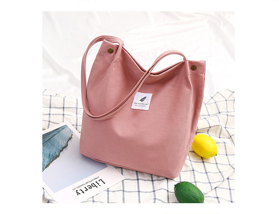 Canvas Crossbody Bucket Bag Image 3