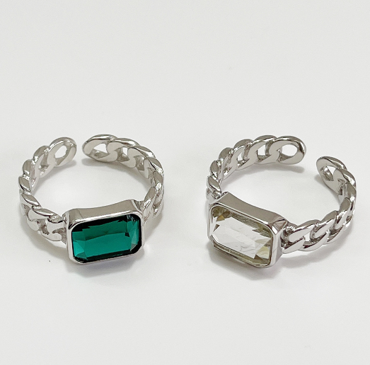 Elegant Design of 925 Silver Ring