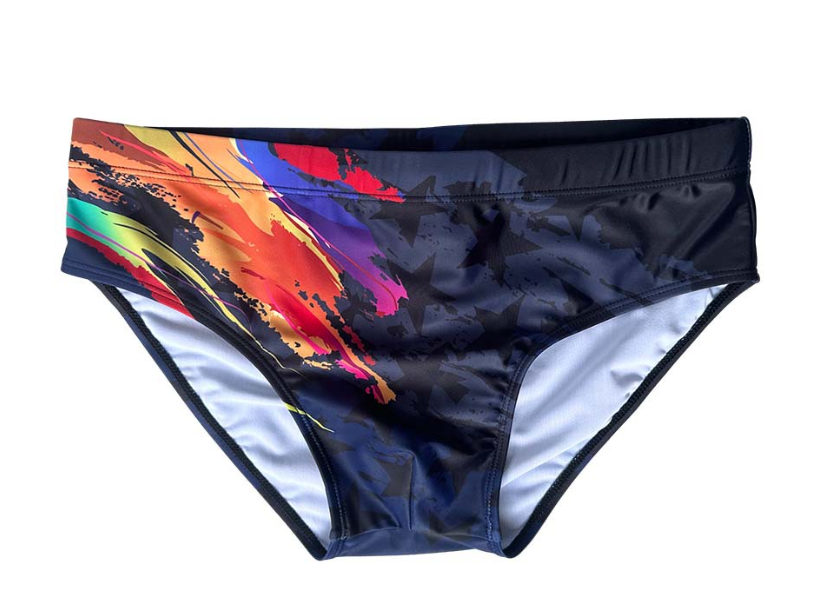 Men's Printed Swim Briefs 4
