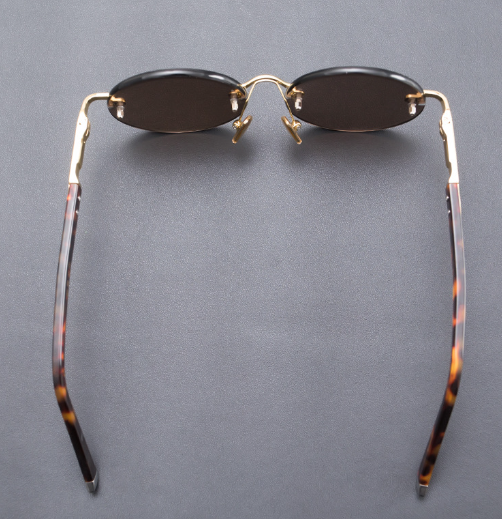 Retro Round Crystal Sunglasses 2