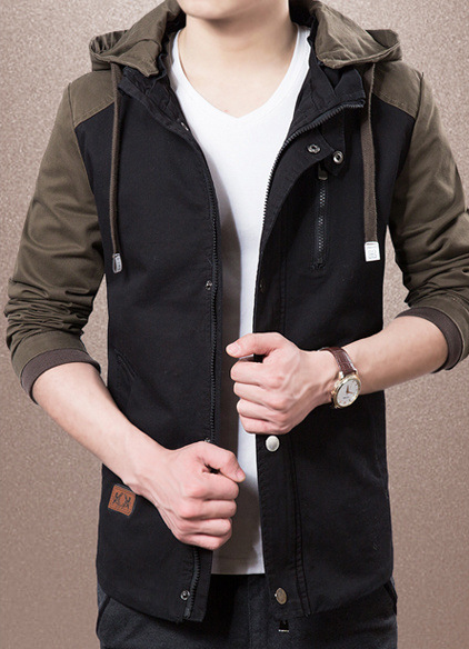 Men's Casual Jacket - Side View