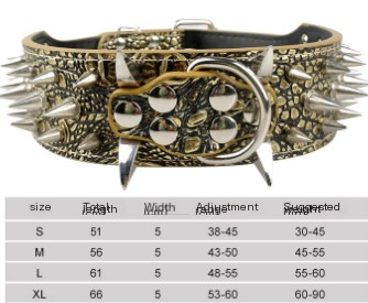 Dog Collar with Spikes