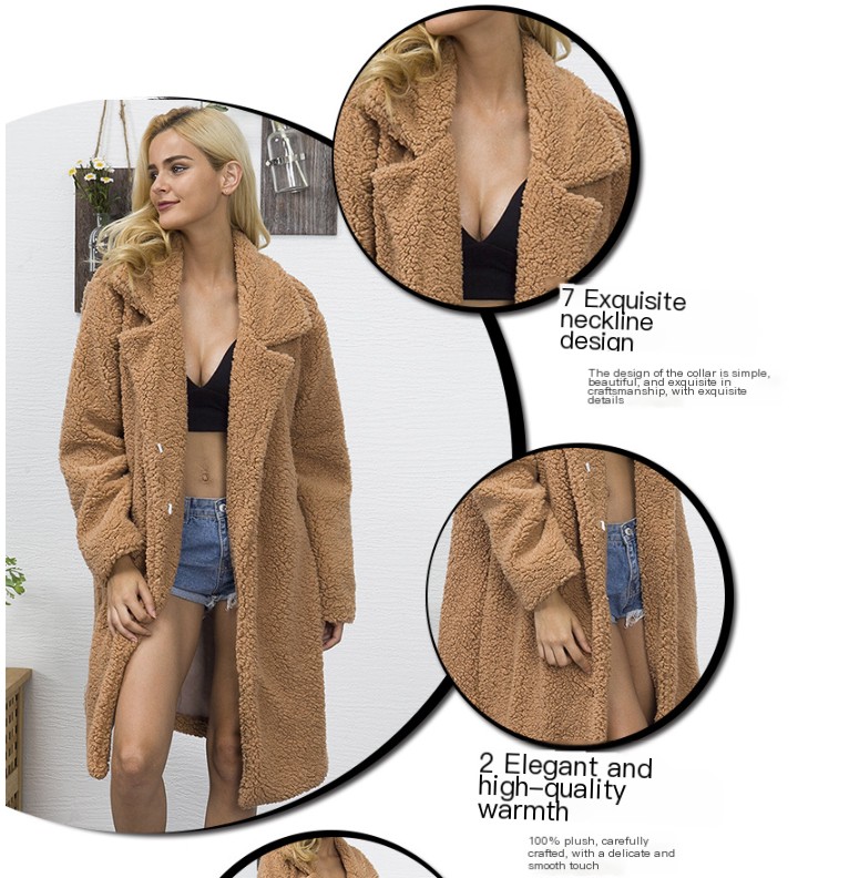 Faux Fur Coat Image 2