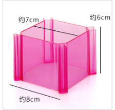 Drawer Storage Box in Rose Red