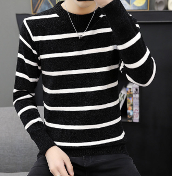 Men's Striped Sweater Style