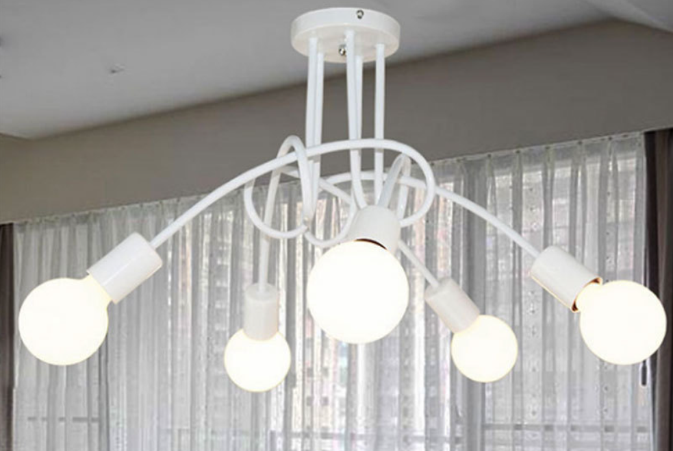 Twisted Elbow Ceiling Lamp Image 3