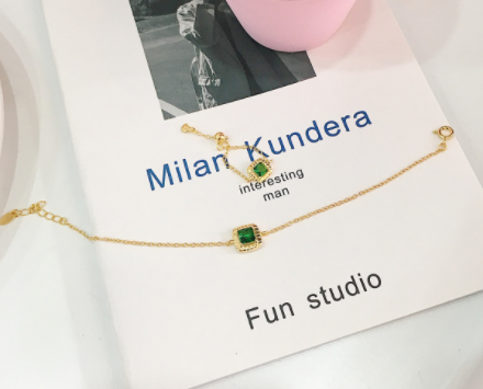 Zircon Chain Adjustable Pearl Ring Image 2