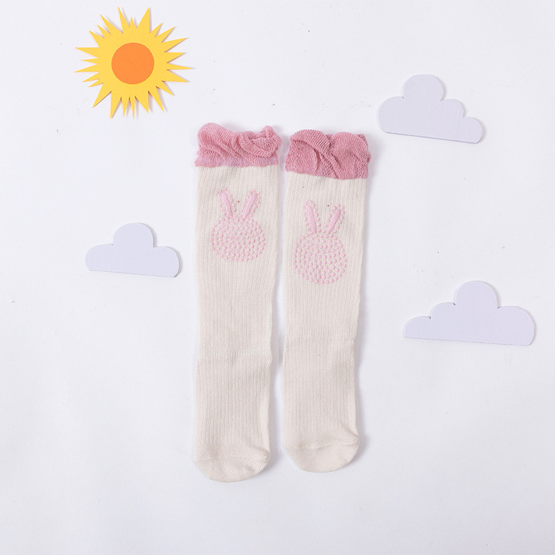Double Needle Baby Body Socks - Blue Bear