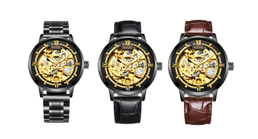 Stylish Hollow Mechanical Watch