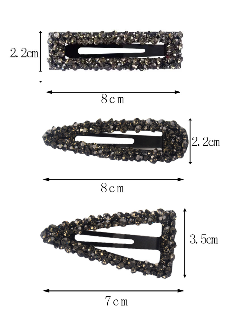 Water Diamond Hair Clip 2