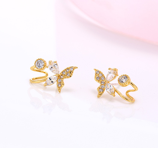 Butterfly Diamond Ear Clip Image 1