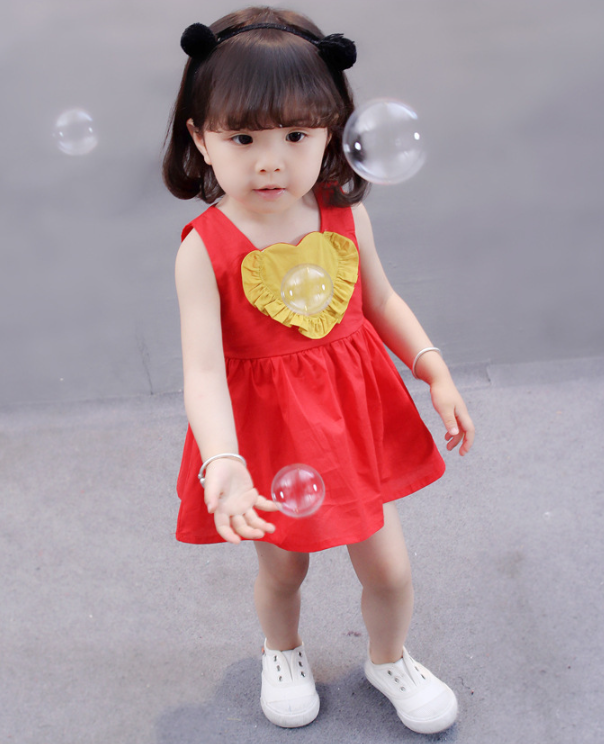 Korean Edition Princess Dress Green