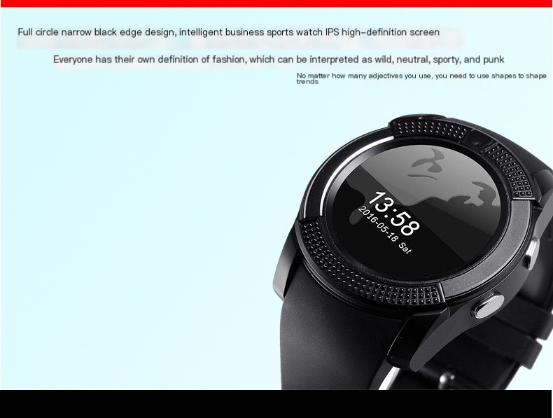 V8 Smart Watch Functionality