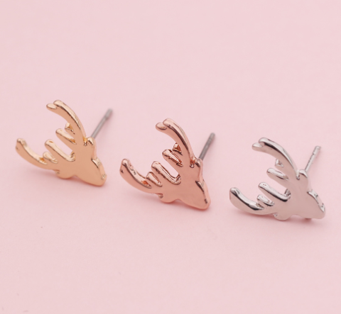 Stainless Steel Dog Paw Earrings