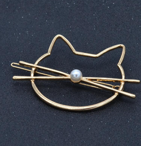Cat-shaped Hair Clip Details
