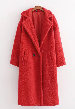 Lamb Wool Coat Image 4