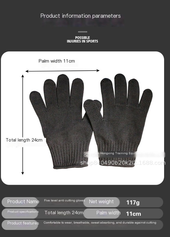 Cut Resistant Gloves Black