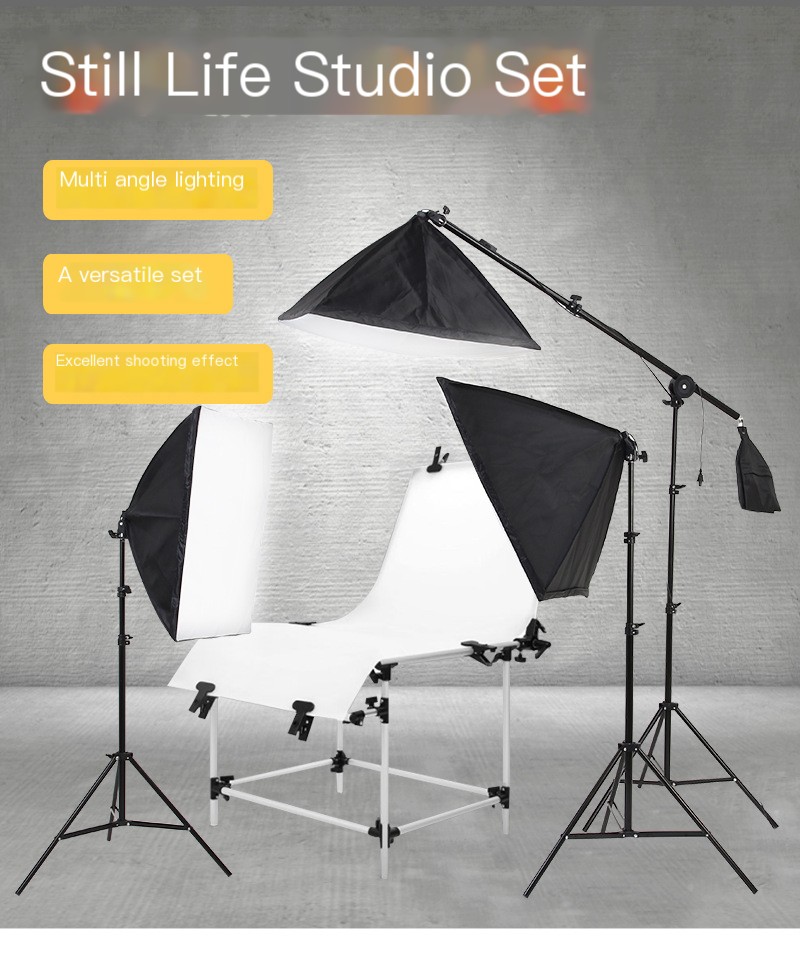 Softbox lighting setup
