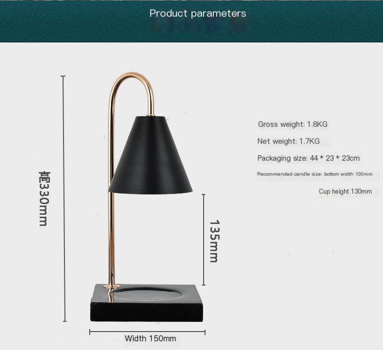 Aromatherapy lamp in living space