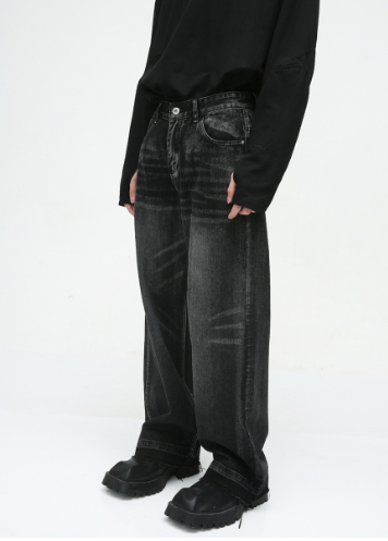 IEFB Fashion New Men's Vintage Jeans 5