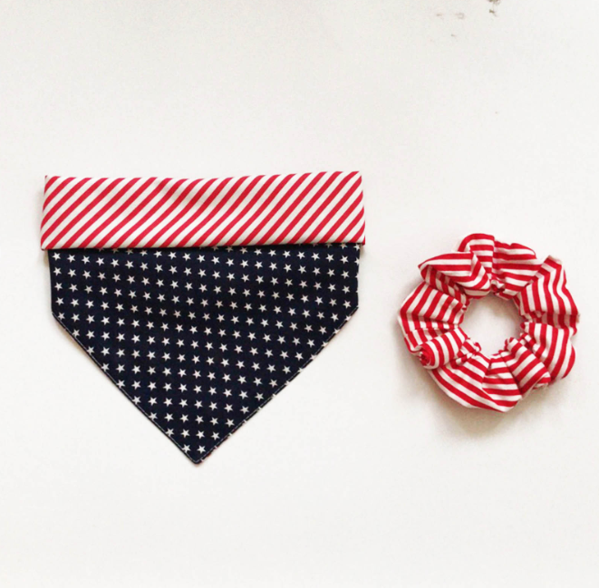Triangle Collar Owner's Hair Tie Headdress 2