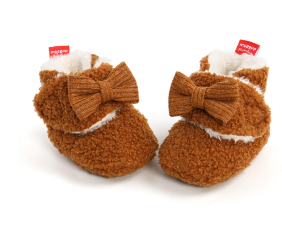 Close up of baby shoes