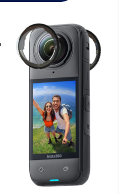 Insta360 X3 - 1/2" 48MP Sensörlü, 5,7K 360 Aktif HDR Video, 72MP 360 Fotoğraf, 4K Tek Lensli Su Geçirmez 360 Aksiyon Kamerası image