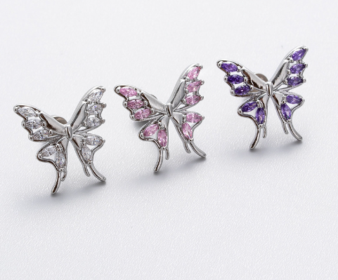 Butterfly Ear Bone Studs 8