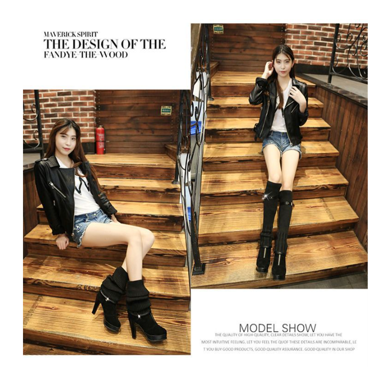 Comfortable High Heel Boots