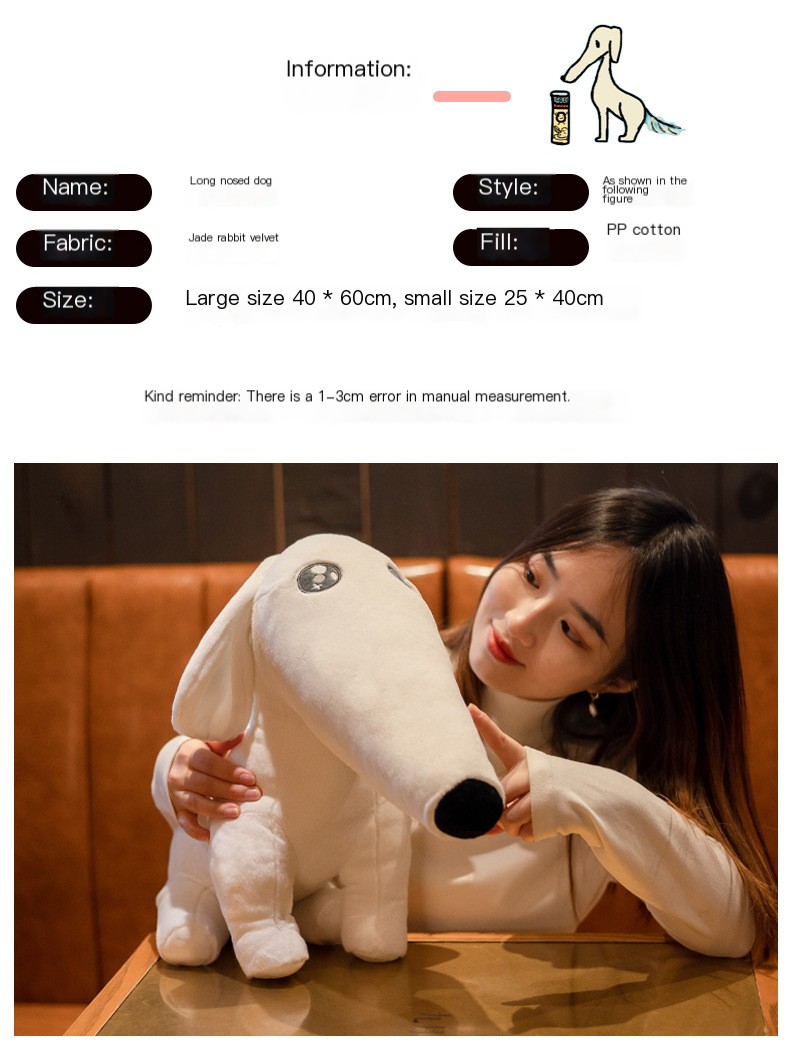 Long-nosed Dog Plush Toy
