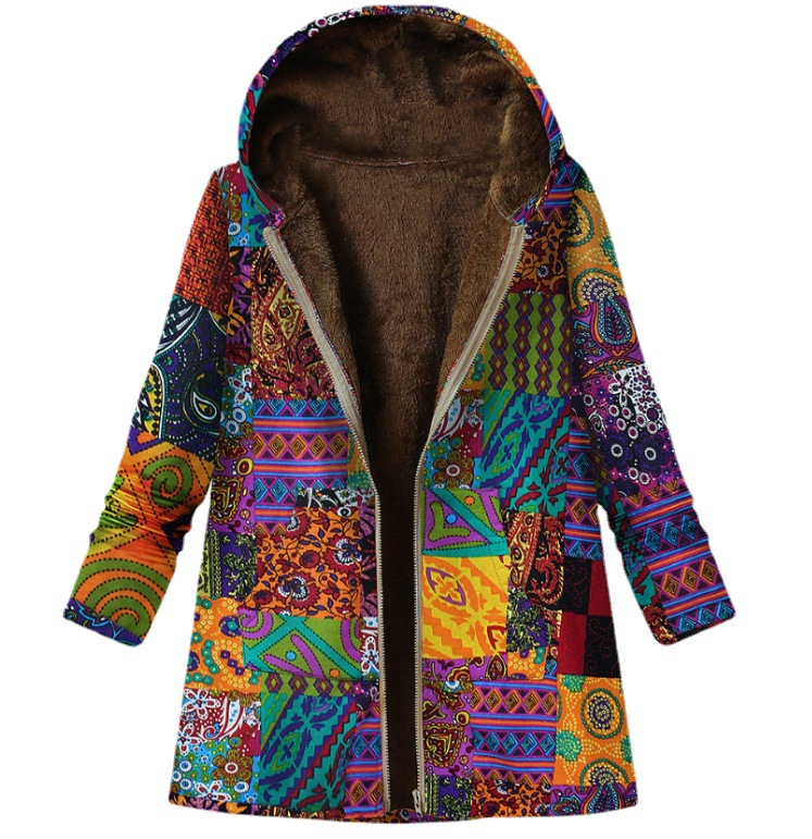 Color Boho Coat image