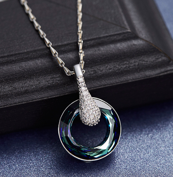 Crystal Silver Necklace