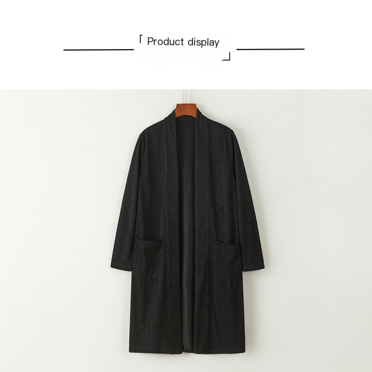 Cardigan Trench Coat Image 2