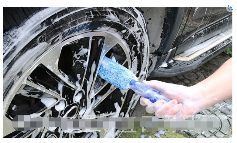 Microfiber Long Handle Wheel Brush Image 3