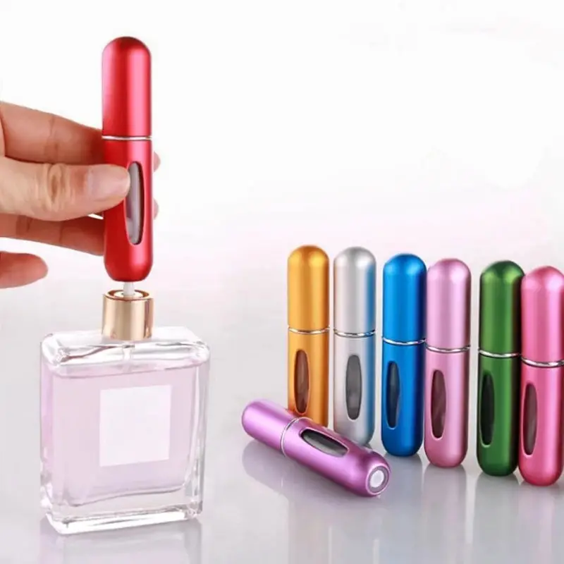 1pc Random Color 5ml(0.2oz) Portable Mini Refillable Perfume Atomizer Bottle Mini Spray Empty Cosmetic Containers Atomizer For Travel Outgoing image