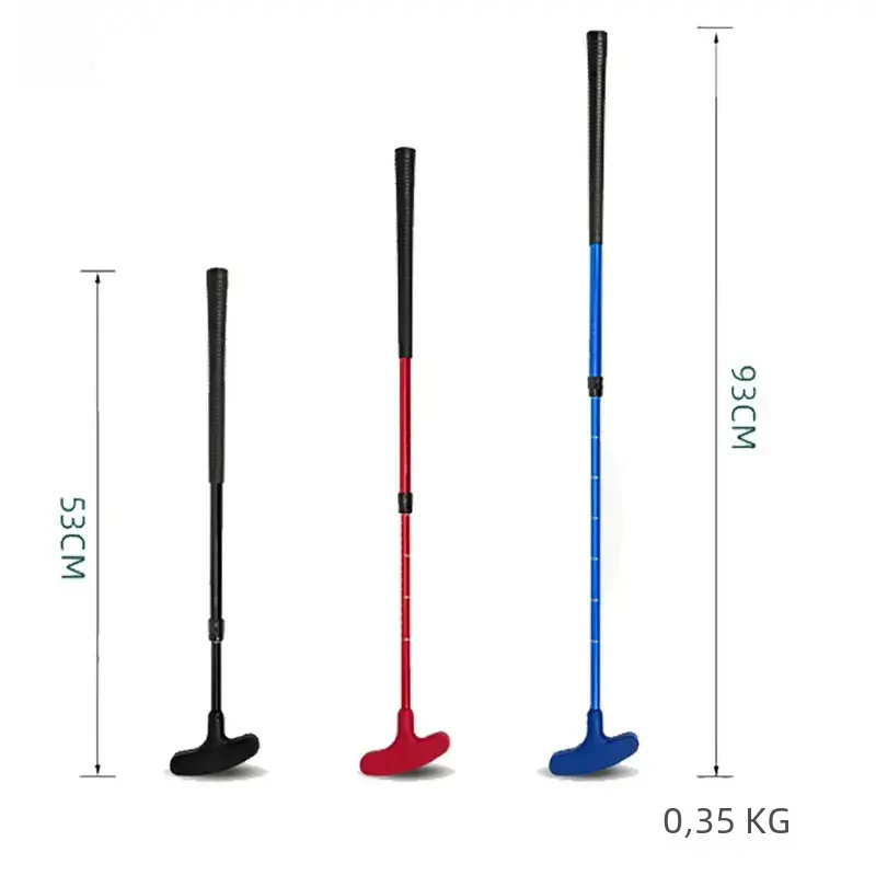 Manufacturers golf retractable putter adjustable children adult double-sided club golf practice supplies image