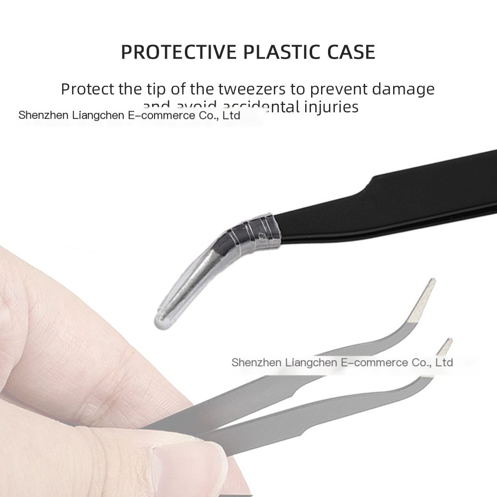 Black Tweezers Set Image 3